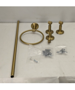 FOR PARTS-Glacier Bay Parsons 3-Piece Towel Bath Set in Brushed Gold-INC... - $31.35 CAD