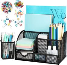 LABUK Desk Organizer Caddy and Accessories with 6 Compartments 84 Access... - $15.84
