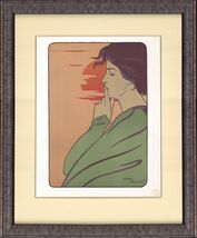 Rare Original 1897  "L'heure du silence” by HENRI MEUNIER – L'Estampe Moderne - $829.35