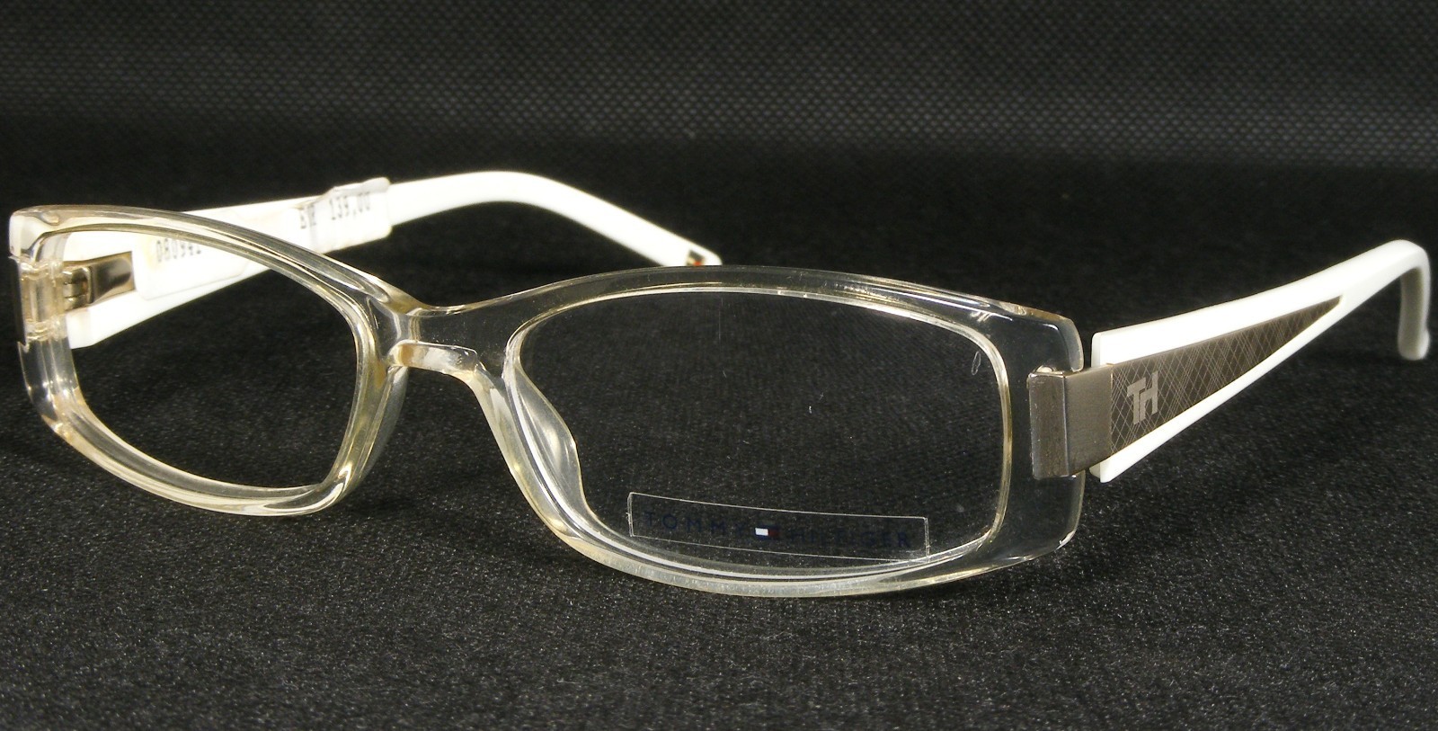 Gafas Únicas Tommy Hilfiger TH3352 CRY Cristal / Oro Pálido / Blanco 51-... - $105.91