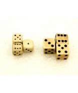 Lot of 6 Miniature Game Dice (6-Sided w/Dots), 3 each 1/4&quot; &amp; 3/8&quot;, Vintage - $13.33 CAD