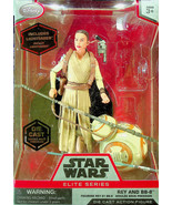 Star Wars Elite Series Disney Store Rey And BB-8 Die Cast Action Figure - £10.25 GBP