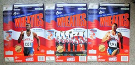 (3) WHEATIES 1996 USA OLYMPICS Cereal Boxes -Womens Gymnastics, Johnson,... - $17.99