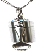 Cremation Permanent Urn Spoon Cremation Locket, Perfume Vial, Silver Ashes Locke - £10.24 GBP