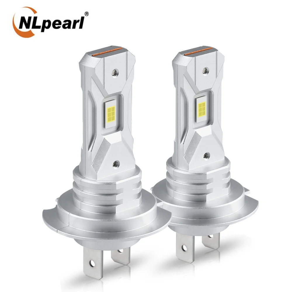NLpearl 2Pcs H7 LED Headlight Light 12V 18000LM 60W Mini LED H7 Bulb Ledlamp - £24.45 GBP