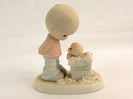 Precious Moments Figurine #PM-882, &quot;Can&#39;t Chuck A Good Friendship&quot;, 1987... - $14.65