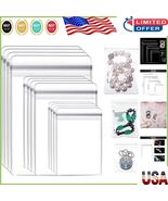Multi-Functional Reusable Jewelry Bags - 120 Clear Anti-Tarnish Zip Pouches - $350.07 MXN
