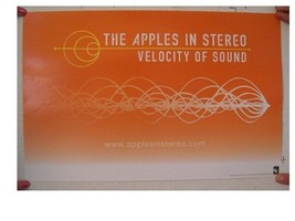 The Apples In Stereo Poster Velocity Of Sound Apple - £14.07 GBP