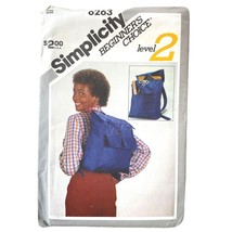 Simplicity Sewing Pattern 6263 Backpack School Hiking - $6.29