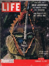 ORIGINAL Vintage Life Magazine February 25 1957 Masked Dancer - £15.56 GBP