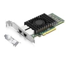 10Gb Pci-E Network Card Nic, Dual Rj45 Copper Ports, Compare To Intel X5... - £85.52 GBP