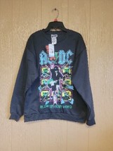 AC/DC Women&#39;s Long Sleeve Blow Up Your Video Sweatshirt Dark Shadow Size XS - £12.81 GBP