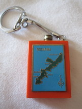 old Permanent Match - Okinawa, Japan map keychain lighter- looks unused w/ flint - £15.56 GBP