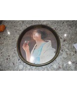 Vintage Coca Cola Tray, 1930&#39;s Woman w Pearls, midcentury - $24.99