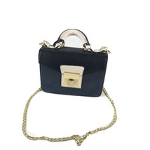 BCBGeneration Rapheala Crossbody Chain Handle Strap Mini Purse Midnight ... - £22.15 GBP