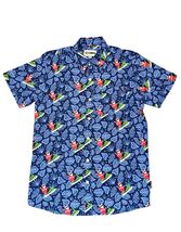 NWT Tipsy Elves Santa Jetski short sleeve button-down shirt Mens Size Small - $18.62