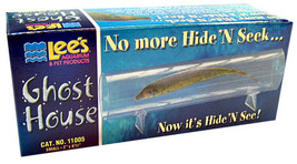 Clear Ghost House Aquarium Fish Hideout - £8.49 GBP+