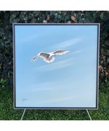 WATSON Original MODERN HUGE 1970s MINIMALIST SEASCAPE BEACH Oil Blue Sky... - $1,465.20