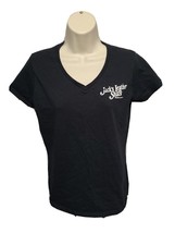 Jacks Leather Shack Maggie Valley NC Womens Medium Black TShirt - £14.24 GBP