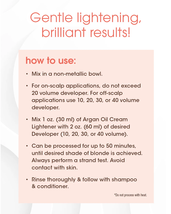 One 'N Only Argan Oil Cream Lightener, 4.58 Oz. image 5