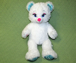 18&quot; Build A Bear Disney Frozen Musical Elsa White Sparkle Teddy Stuffed Disney - £10.07 GBP