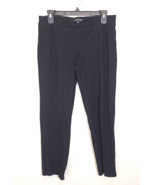 Eileen Fisher Black Elastic Waist Pull-On Pants Sz Small Viscose Nylon S... - €17,96 EUR