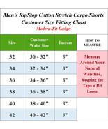 Mens Cotton Stretch Ripstop Cargo Shorts With Belt (3-PACK) (Size 32-42)... - $759.70 MXN