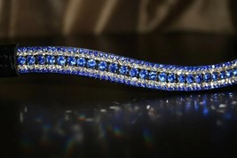 Leather 5 Row Crystal Browband for Horse With Free Shipping. - $29.71