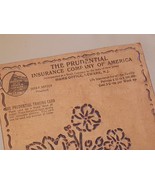antique PRUDENTIAL INSURANCE COMPANY of AMERICA dryden TRACING CARD ad  - £32.86 GBP