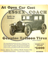 Antique 1924 Essex Coach Hudson XL Advertisement Automobilia Ephemera 14... - $37.12 CAD