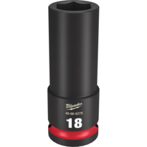 Milwaukee Tool SHOCKWAVE Impact Duty  1/2&quot;Drive 18MM Deep 6 Point Socket - $40.99