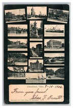 Multiview Views of Cleveland Ohio OH 1906 UDB Postcard V19 - £13.54 GBP