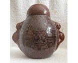 1996 MARIVALDO Pottery VASE Brazil Signed Etched   - $49.99