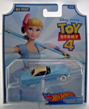 Hot Wheels Toy Story 4 Disney Pixar Character Cars Bo Peep #6 2018 - $10.39