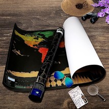 Wall decor poster travel accessories world map US map canada countries f... - £12.01 GBP