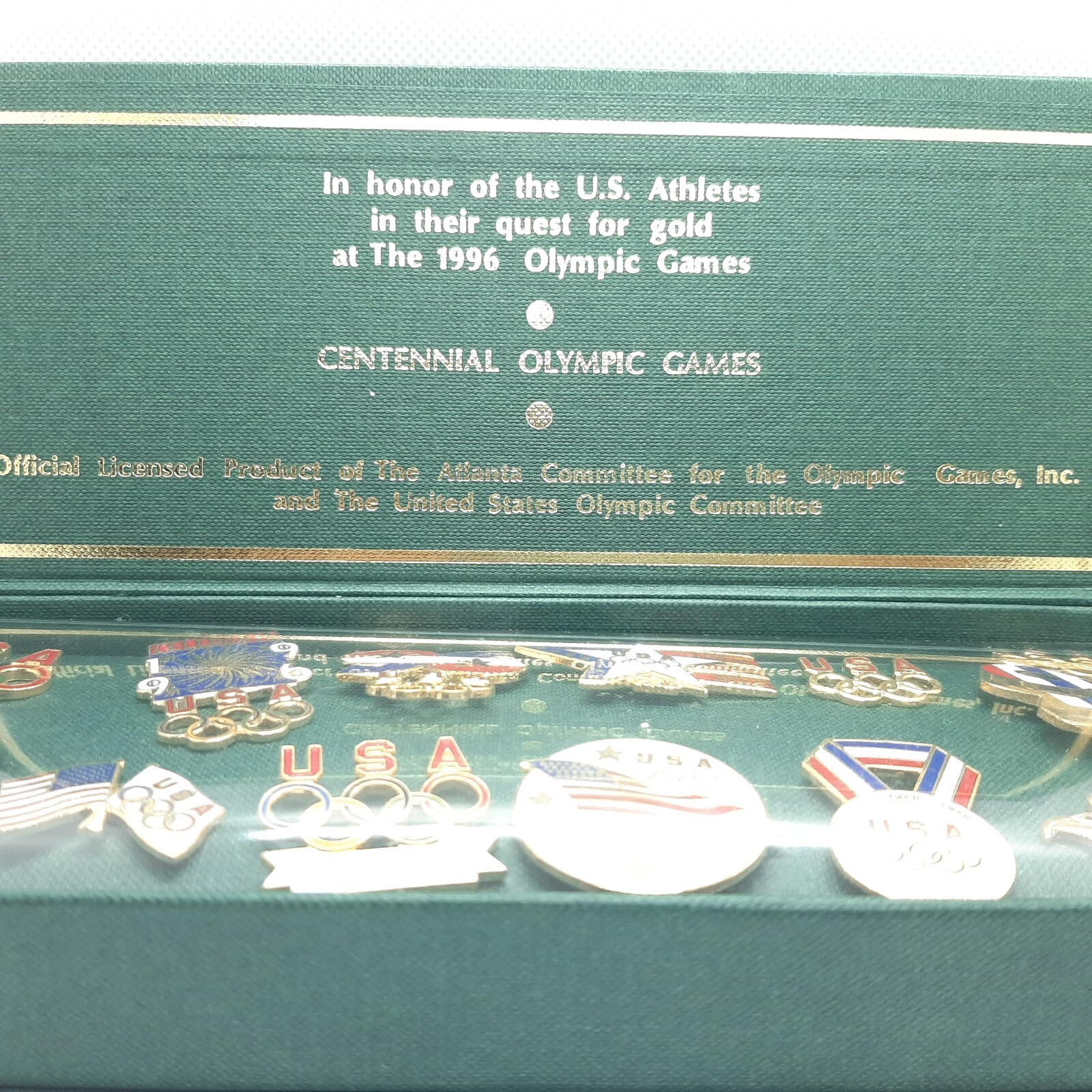 1996 Olympic Atlanta Commemorative Collector Pin Set of 12 Item image 2