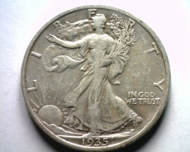 1935 Walking Liberty Half Very Fine / Extra Fine VF/XF Very Fine /EXTREMELY Fine - $21.00