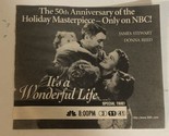 It’s A Wonderful Life Tv Guide Print Ad Jimmy Stewart Donna Reed Tpa15 - $5.93