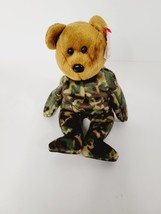 TY Beanie Babies Hero the USO Military Bear 2003 - $15.83
