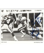 John Taylor Signed Autographed Glossy 8x10 Photo - San Francisco 49ers - $68.37 CAD