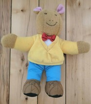 Playskool Arthur PBS Vintage Stuffed Plush Animal 1996 Yellow Vest NO GL... - £7.61 GBP