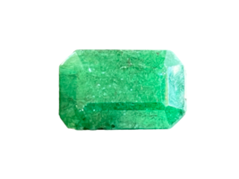 Emerald Gemstone Natural Loose 10.00Ct Green Cut Colombian Faceted Emerald Shape - £8.52 GBP