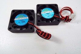 x2 12V Dc Box Cooling Fan 40X40X1OMM Brushless Jst 2 Pin 2.54 Connector 3D Usa - £3.92 GBP