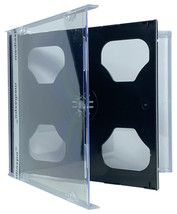 STANDARD Black Double CD Jewel Case - £11.49 GBP+