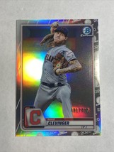 2020 Bowman Chrome Refractor /499 Mike Clevinger #70 - £3.92 GBP