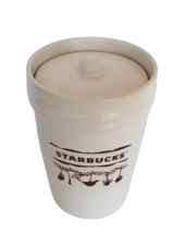 Starbucks 2010 Christmas Holiday Winter Coffee Canister Cookie Jar - $29.99