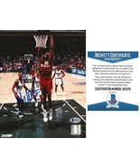 Dikembe Mutombo signed Atlanta Hawks basketball 8x10 photo Beckett COA a... - £78.88 GBP