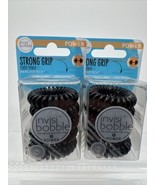 (2) Invisibobble Spirals Multipack Power Black Hair Rings 5pc Each COMBI... - $9.85 CAD