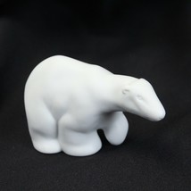Hallmark Polar Bear Figurine 1979  3.5&quot; x 1&quot; x 2&quot; Porcelain Bisque - £9.18 GBP