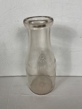 Maine Seal L52 One Pint Milk Bottle Vintage 1920s-1940s Lamb Glass Company - $21.60